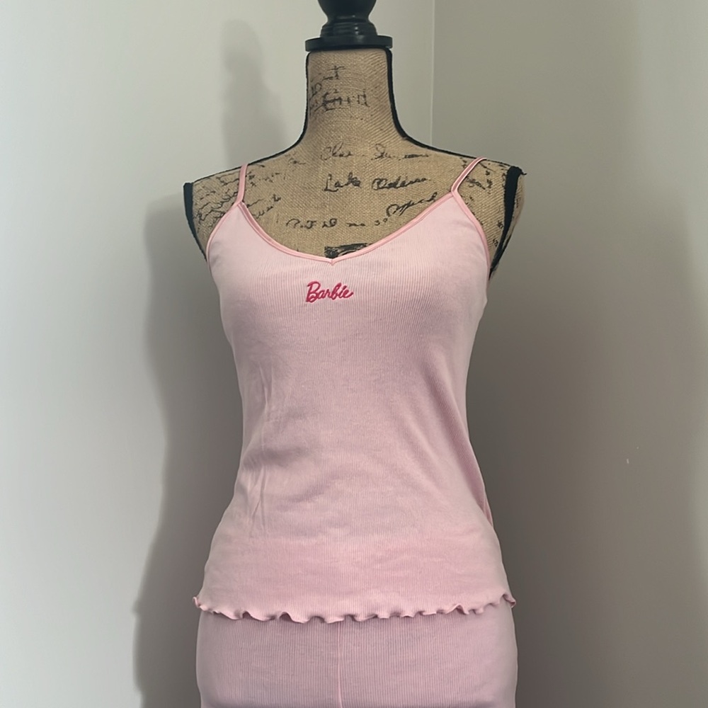 NWOT barbie two piece pj set